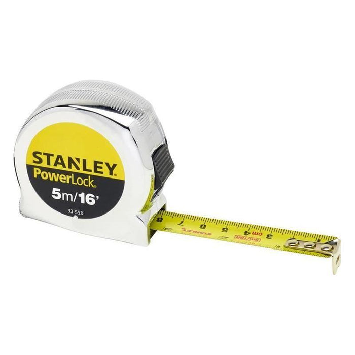 Stanley® Hand Tools PowerLock® Classic Pocket Tape 5m/16ft (Width 19mm) STANLEY® Hand Tools - Town Tools