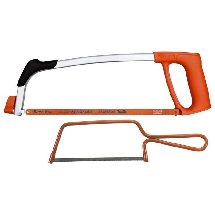 Bahco 317 Hacksaw 300mm with 239 Junior Saw 150mm (Pack of 10) Bahco - Town Tools
