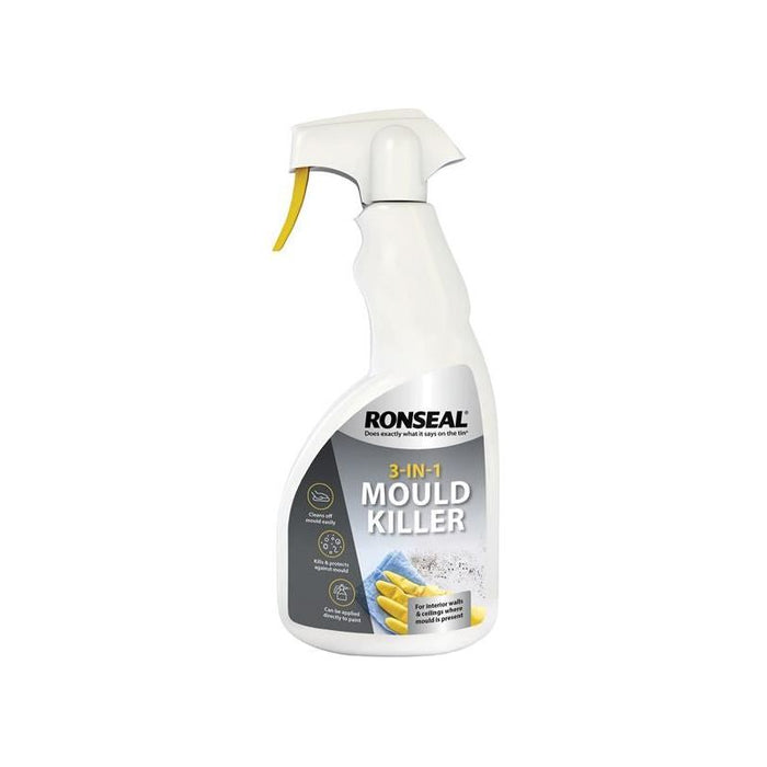 Ronseal 3-in-1 Mould Killer Trigger Spray 500ml Ronseal - Town Tools