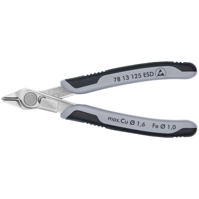 KNIPEX 78 13 125 Electronic Super Knips® with multi-component grips, 125mm