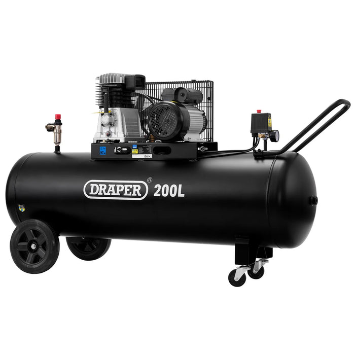 Draper Belt-Driven Air Compressor, 2.2kW/3hp 150-200