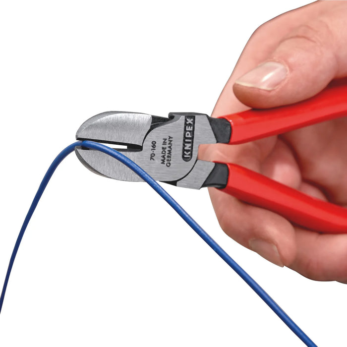 KNIPEX 70 01 160 Diagonal Cutter, 160mm - 70 01 160 SB