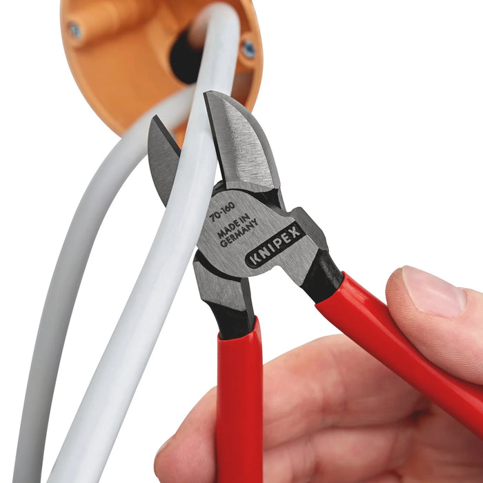 KNIPEX 70 01 160 Diagonal Cutter, 160mm - 70 01 160 SB