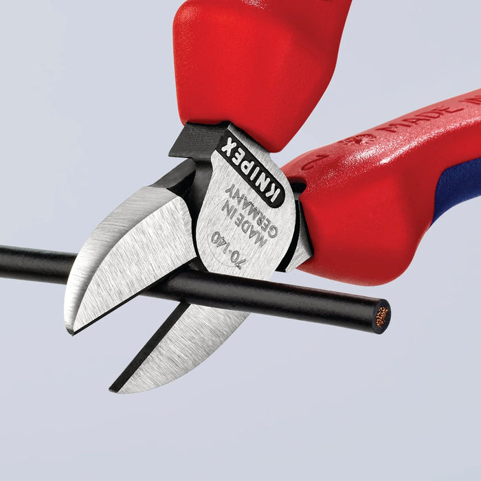 KNIPEX 70 02 140 SB Diagonal Cutter, 140mm - 70 02 140 SB
