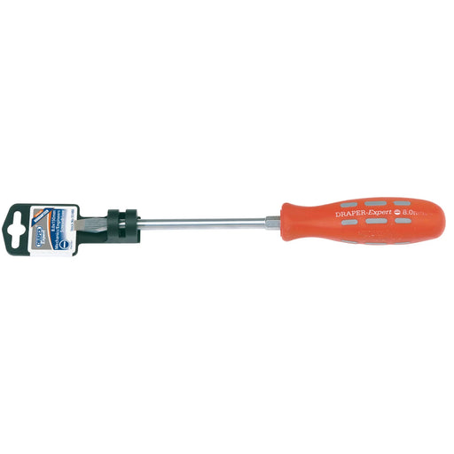 Draper Expert Plain Slot Flared Tip Mechanics Screwdriver, 8 x 150mm - 870