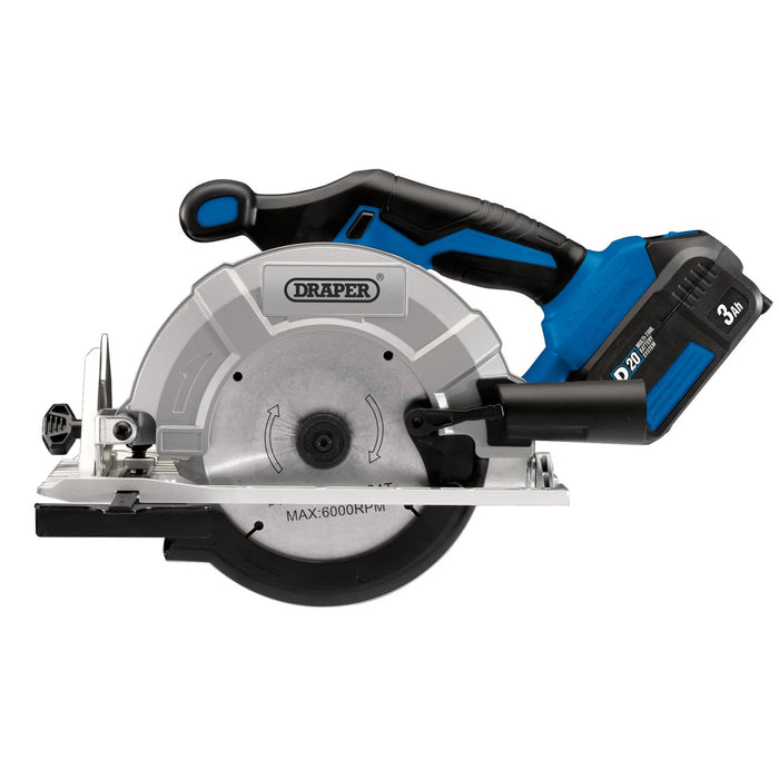 D20 20V Brushless Circular Saw (Sold Bare) - D20CS165