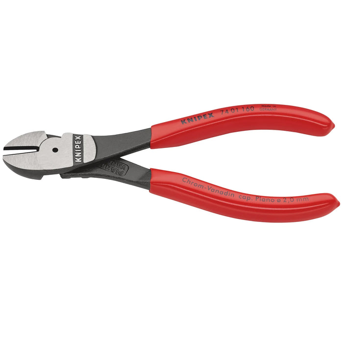 KNIPEX 74 01 160 SB High Leverage Diagonal Cutter, 160mm - 74 01 160 SB
