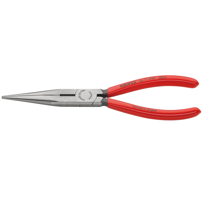 KNIPEX 26 11 200 SB Snipe Nose Side Cutting Pliers, 200mm - 26 11 200 SB