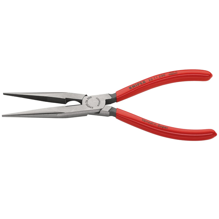 KNIPEX 26 11 200 SB Snipe Nose Side Cutting Pliers, 200mm - 26 11 200 SB