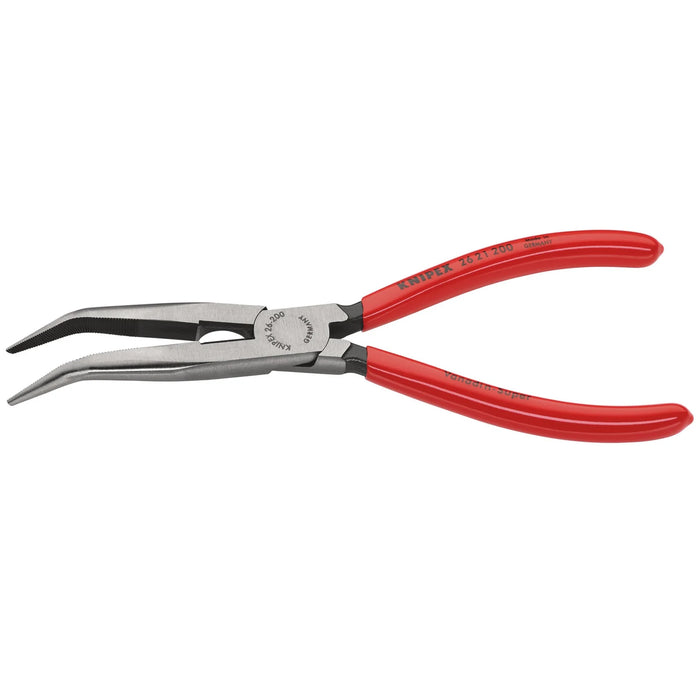 KNIPEX 26 21 200 SB Snipe Nose Side Cutting Pliers, 200mm - 26 21 200 SB