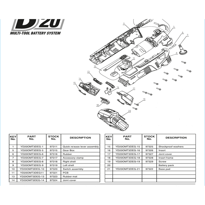Draper Accessory Set for 00595 - 1 Pack