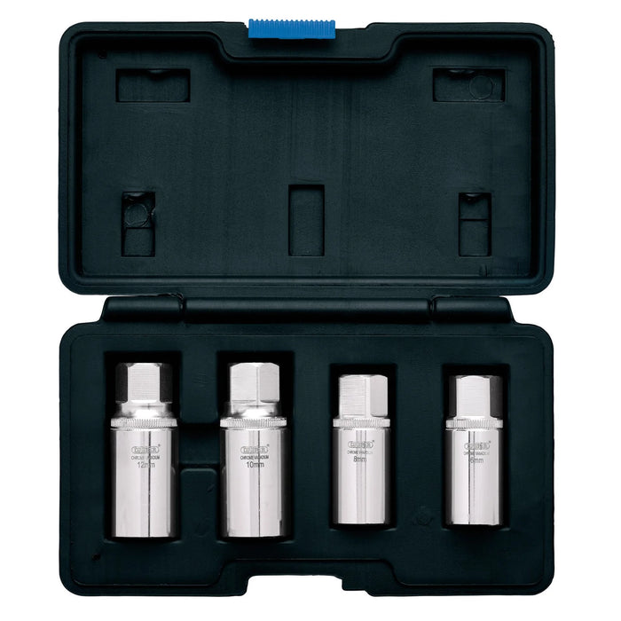 Draper Stud Extractor Set, 1/2" Sq. Dr. (4 Piece) - SES