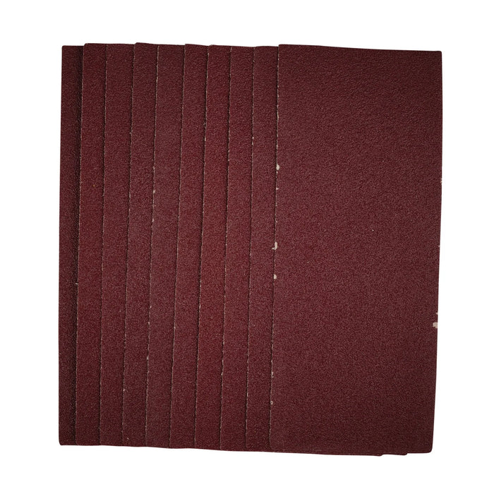 Draper 1/3 Sanding Sheets, 93 x 230mm, 40 Grit (Pack of 10) - SSA4