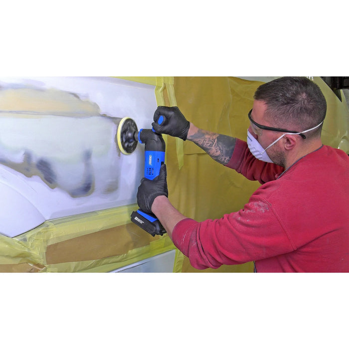 D20 20V Dual Action Polisher, 125mm (Sold Bare) - D20DAP125