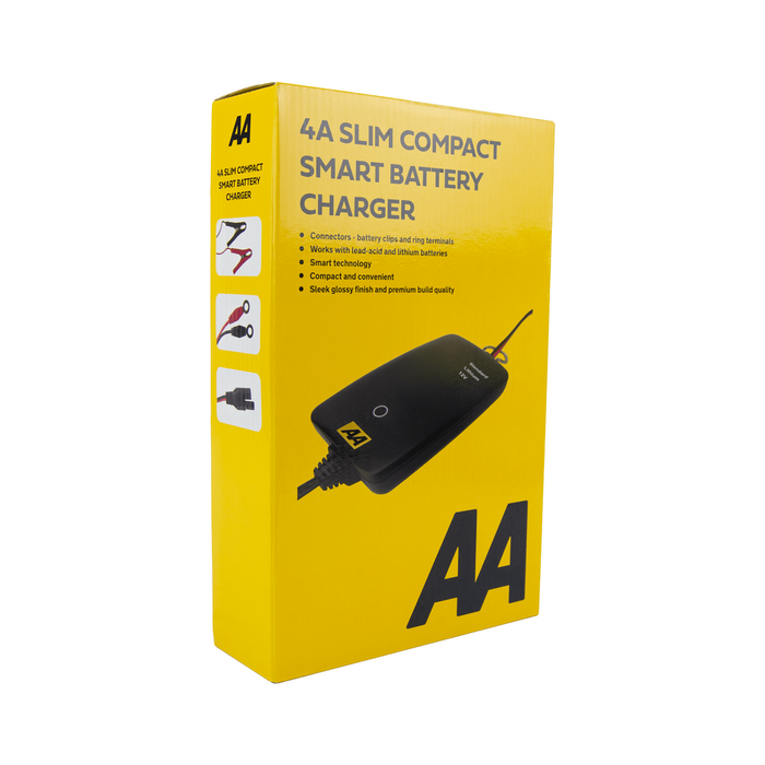 AA 4A Slim Compact Smart Car Van Battery Charger