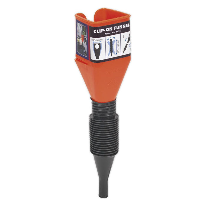 Sealey Clip-On Funnel with Spout F12S Sealey - Town Tools 