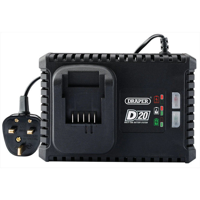 D20 20V Li-ion Fast Battery Charger, 4A - D20BCF