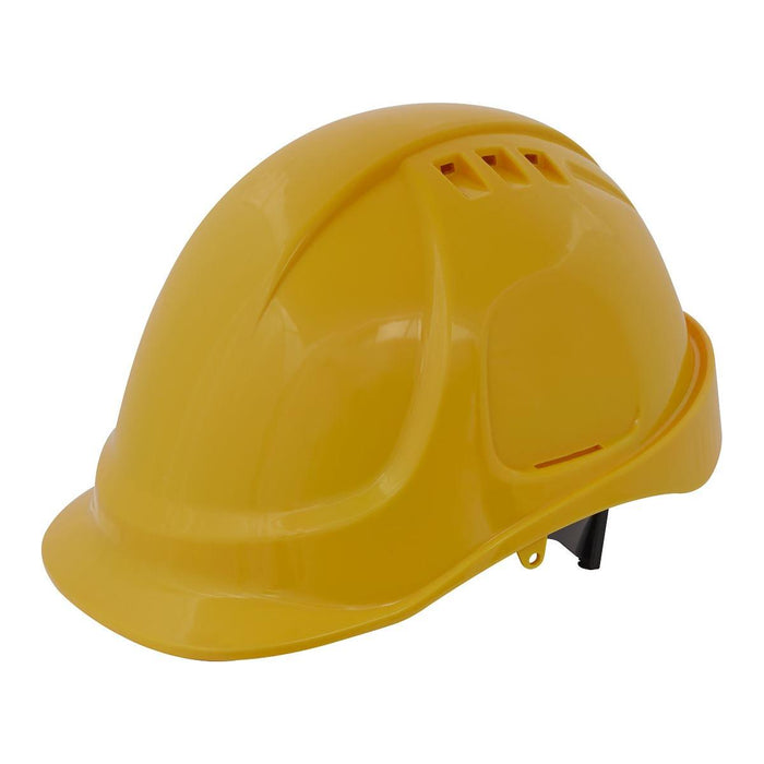 Worksafe Safety Helmet - Vented (Yellow) 502Y Worksafe - Town Tools 