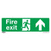 Sealey Safe Conditions Safety Sign Fire Exit (Up) Rigid Plastic SS28P1 Sealey - Town Tools 