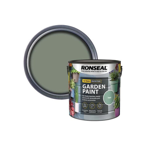 Ronseal Garden Paint Sage 2.5 litre Ronseal - Town Tools
