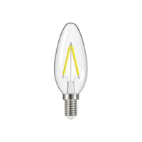 Energizer® LED SES (E14) Candle Filament Non-Dimmable Bulb, Warm White 470 lm 4W