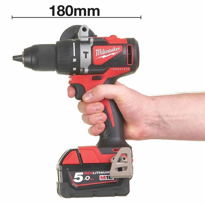 Milwaukee M18Blpd2-502X Brushless Percussion Drill Battery & Charger Included