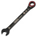 Draper Expert HI-TORQ Metric Reversible Ratchet Combination Spanner, 13mm, Black Draper - Town Tools