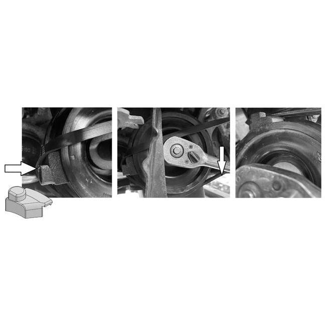 Laser Stretchy Belt Installation Tool - for Renault 1.2L Petrol 8637 Laser - Town Tools 