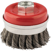 Draper Steel Twist-Knot Wire Cup Brush, 65mm, M14 41447
