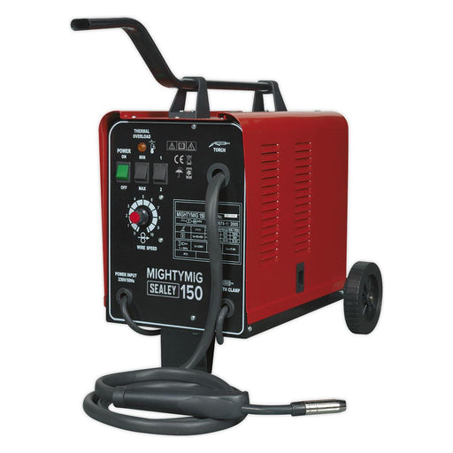 Sealey Professional Gas/No-Gas MIG Welder 150A 230V MIGHTYMIG150 Sealey - Town Tools 