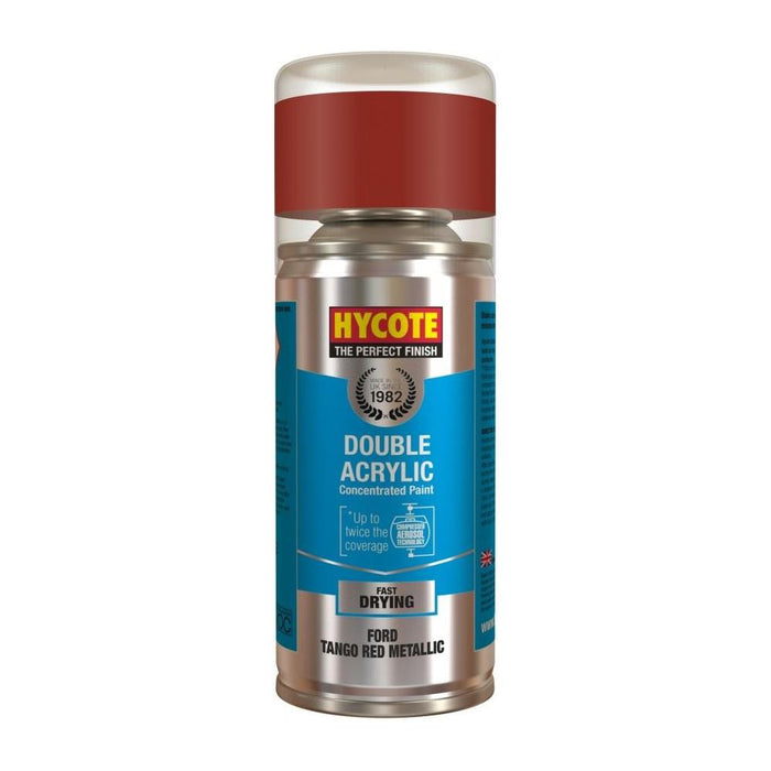 6x Hycote Aerosol Paint for Ford Tango Red Metallic 150ml