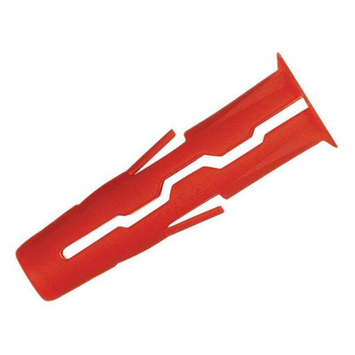 Rawlplug Red UNO® Plugs 6 x 28mm (Pack 1000) Rawlplug - Town Tools