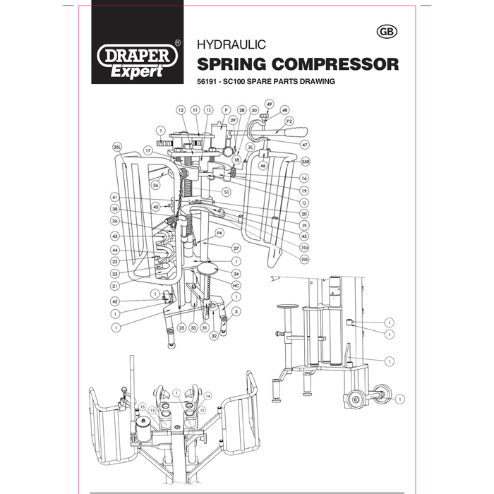 Draper Safety Device Assembly YSC100-46