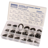 Draper Internal and External Circlip Assortment (285 Piece) - CIRCLIP/285