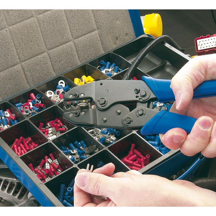 Draper Expert Ratchet Crimping Tool And Terminal Kit, 220mm - CT-K/PRO