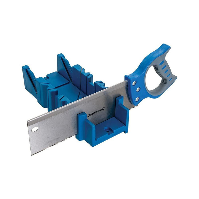 Silverline Expert Mitre Box & Saw 300 x 90mm Silverline - Town Tools 