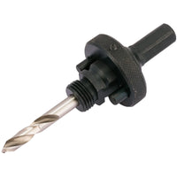 Draper Quick Release Hex. Shank Holesaw Arbor with HSS Pilot Drill