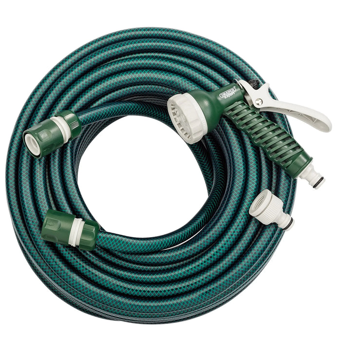 Draper Garden Hose and Spray Gun Kit, 12mm Bore, 30m - GH2/GW16