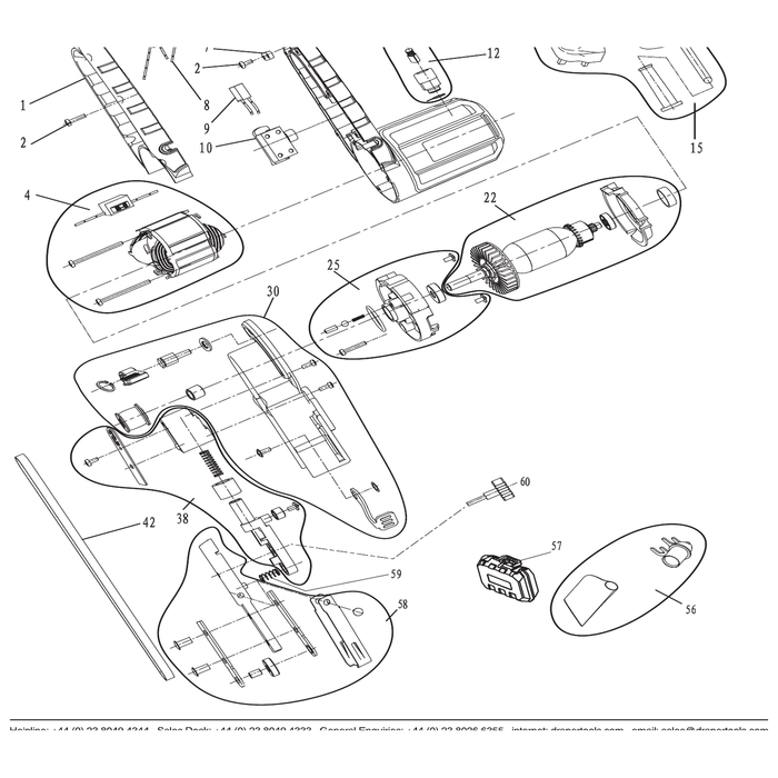 Draper Middle Assembly YBS400D13-25