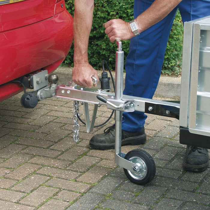 Sealey Jockey Wheel & Clamp35mm150mm Solid Wheel TB371 Sealey - Town Tools 