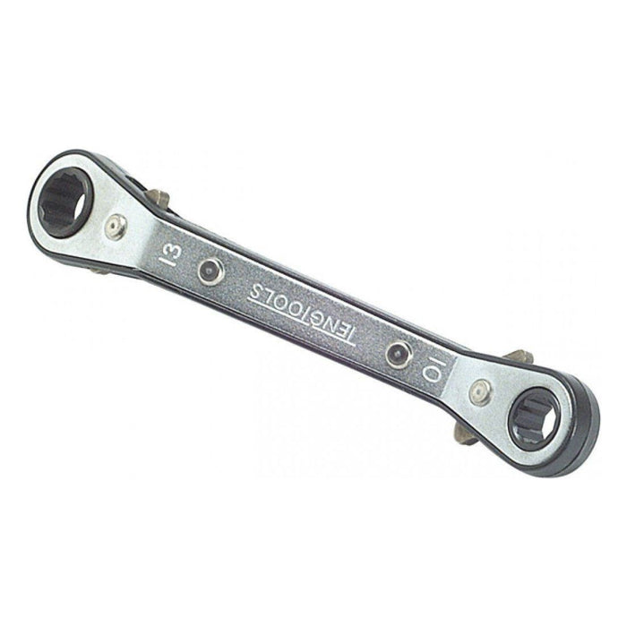 Teng Tools Ratcheting Offset Ring Spanner Metric 12 x 14mm Teng Tools - Town Tools 