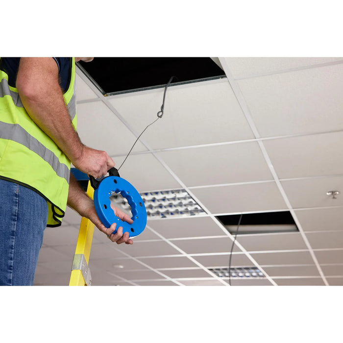 Draper Electricians Draw Tape in Plastic Case, 15m - EDTC/B