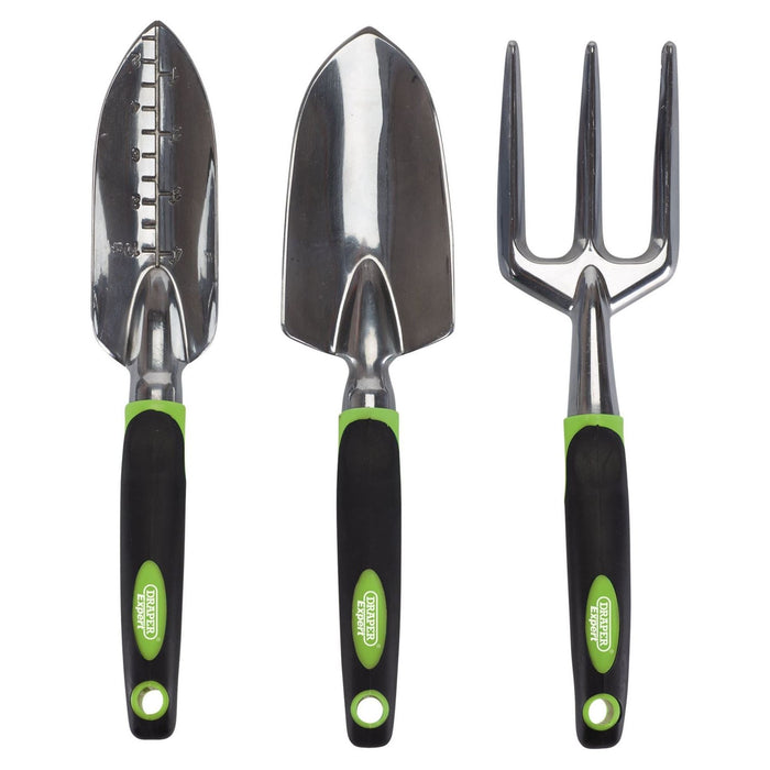 Draper Aluminium Hand Fork and Trowel Set (3 Piece) 08992 Draper - Town Tools 