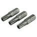 Faithfull Security S2 Grade Steel Screwdriver Bits T30S x 25mm (Pack 3) Faithfull - Town Tools