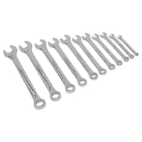 Sealey Combination Spanner Set 11pc Imperial S0857