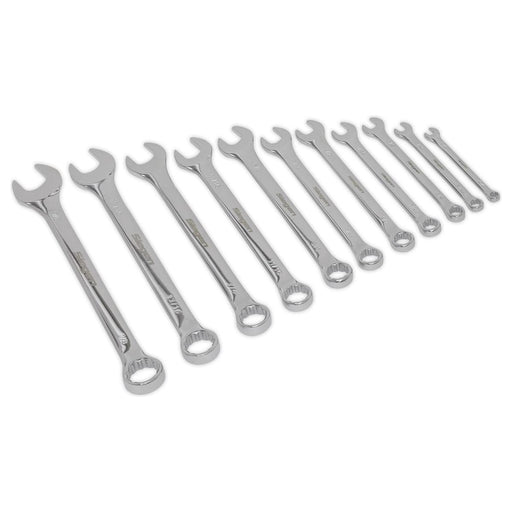 Sealey Combination Spanner Set 11pc Imperial S0857 Siegen by Sealey - Town Tools 