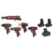 Sealey SV12 Series 6 x 12V Cordless Power Tool Kit 3 Batteries CP1200COMBO2B Sealey - Town Tools 