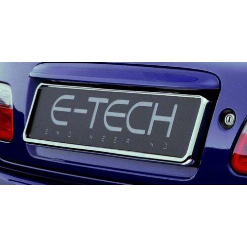 2x E-Tech Stainless Steel Car Registration Number Plate Holder Surround Frame E-Tech - Town Tools 