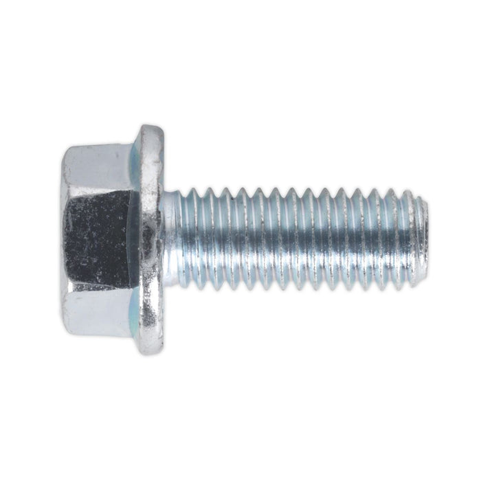 Sealey Setscrew M8 x 30mm Flanged Serrated DIN 6921 Pack of 50 SFS830 Sealey - Town Tools 