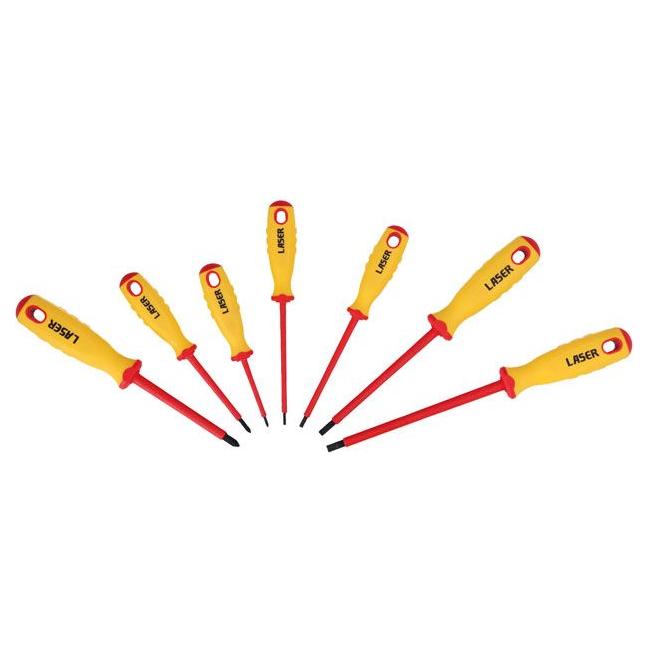 Laser Insulated Screwdriver Set 7pc 5986 Laser - Town Tools 